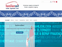 Tablet Screenshot of agentur-familienzeit.de